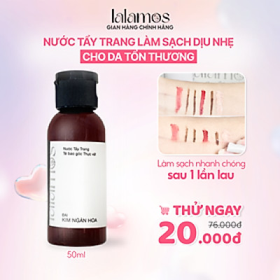 Nước Tẩy Trang Lalamos Đài Kim Ngân Hoa Sạch Sâu Mini Size - 50ml