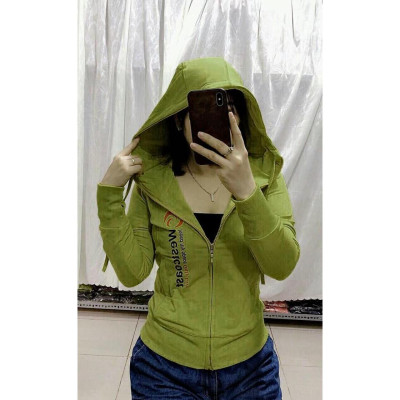 Áo khoát da cá phối chữ dọc cực chuẩn cực chuẩn-A2034