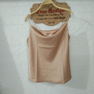 Áo Hai Dây Cổ Đổ Lụa Satin Cao Cấp _CHẤT ĐẸP CAM KẾT