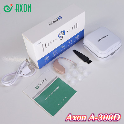 Máy trợ thính không dây pin sạc Axon A-308D - Có bộ lọc tiếng ồn thông minh