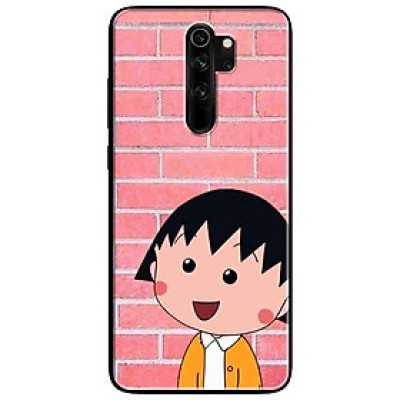 Ốp lưng in cho Xiaomi Redmi Note 8 Pro Mẫu Cô Gái Nơ Đỏ