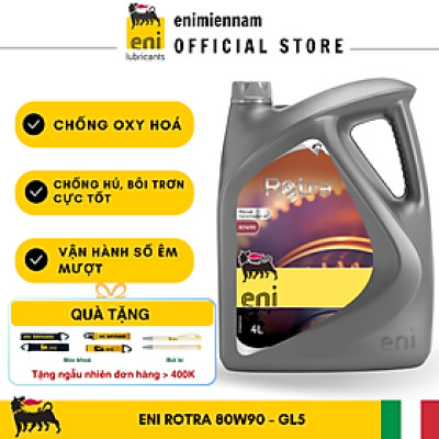 Nhớt láp / nhớt hộp số eni 80W90 4L (Nhập khẩu Ý)
