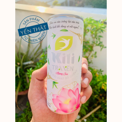 [3 LON] TRÀ YẾN KITI - Trà Xanh kết hợp Hạt Chia và Yến Sào từ thiên nhiên vừa giải khát vừa thơm ngon bổ dưỡng