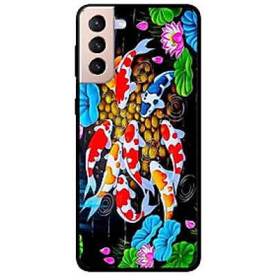 Ốp lưng dành cho Samsung Galaxy S21 - S21 Plus - S21 Ultra - mẫu Koi Sen Hồng