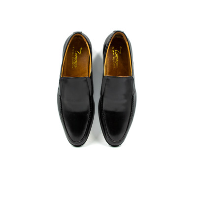 Giày tây nam Tomoyo đen bóng TMN03601