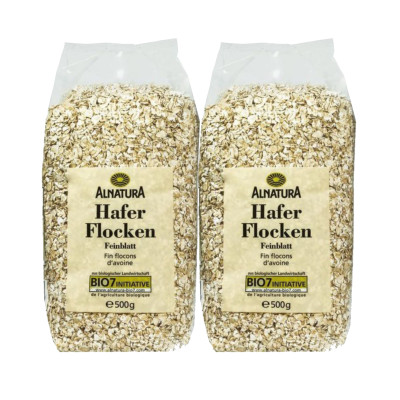 Combo 2 Gói Yến mạch Hafer Flocken (500g x 2 gói) - Deutschland (Dạng hạt cán vỡ)