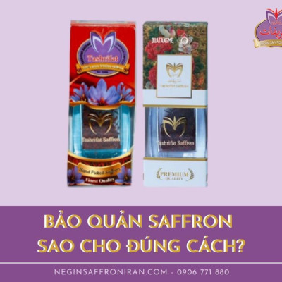 Nhụy hoa nghệ tây Tashrifat Saffron Premium loại Negin sợi to (1 Grams)