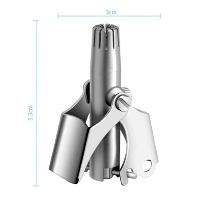 Dụng cụ cắt tỉa lông mũi bằng thép không gỉ cao cấp, máy cắt lông mũi an toàn