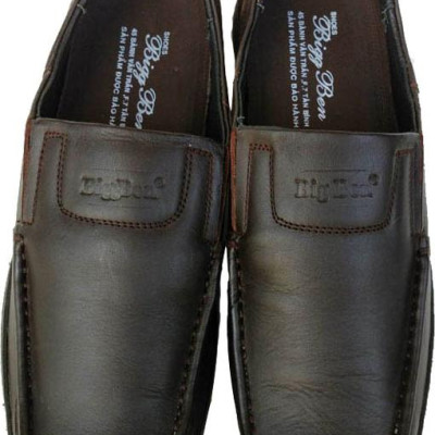 Giày Mọi Nam BIGGBEN Da Bò Thật Cao Cấp GM39