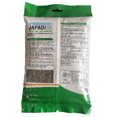 Phân hữu cơ viên nở JAPADI nhập khẩu Nhật Bản giúp Nảy chồi - Dày lá - Kích hoa - Đậu trái