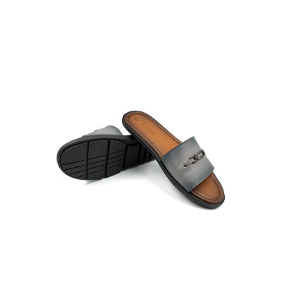 Dép Nam Quai Ngang Da Bò Thật Tomoyo TMD10800