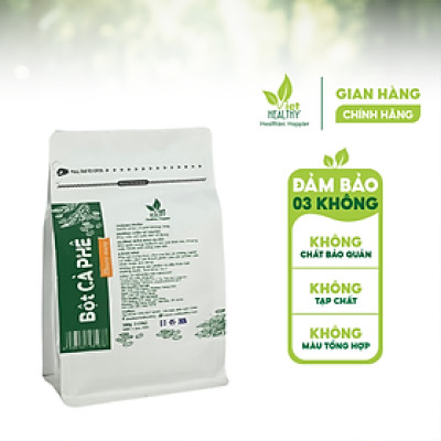 Bột cà phê enema (chỉ có nhân không rang) Viet Healthy 500g, dùng cho coffee enema thải độc đại tràng, gan, làm đẹp da..