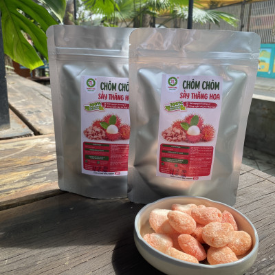 Chôm chôm Sấy Lạnh Sấy Thăng Hoa THÀNH LONG FOOD Thơm Giòn Ngon Ngọt 20gr/40gr