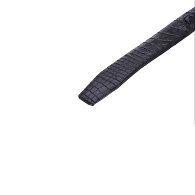 HC4709-10-11-12 - Thắt lưng nam da cá sấu Huy Hoàng gai lưng 4P đầu kim màu đen, nâu đất, nâu đỏ, vàng bò