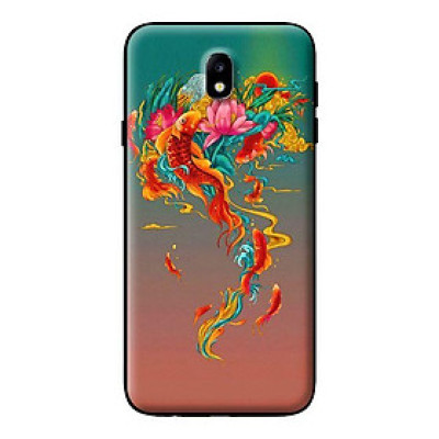 Ốp in cho Samsung Galaxy J7 Plus  Đàn Cá Chép - Hàng chính hãng
