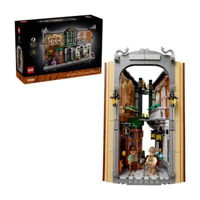 LEGO ICONS 10351 Đồ Chơi Lắp Ráp Phố Baker - Sherlock Holmes (1359 chi tiết)