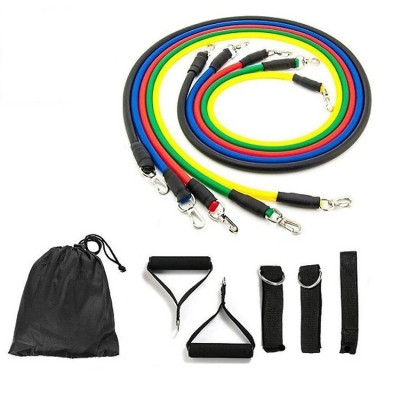 Dây Đàn Hồi Tập Gym - Bộ 11 Dây Kéo Tập Thể Dục, Dây Cao Su Tập Gym, Dây Đàn Hồi Tập Thể Hình, Dây Đàn Hồi Tập Gym, Bộ Dây Tập Thể Lực 11 Món - Hàng chính hãng