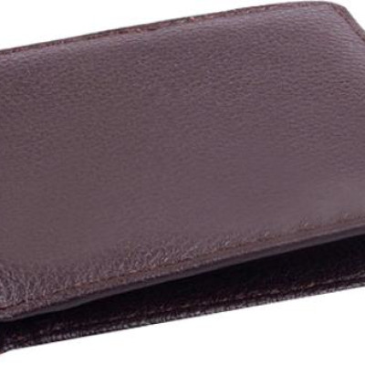 Ví Nam Da Bò Cao Cấp Huy Hoàng HT2115 (12.5 x 10 cm) - Nâu