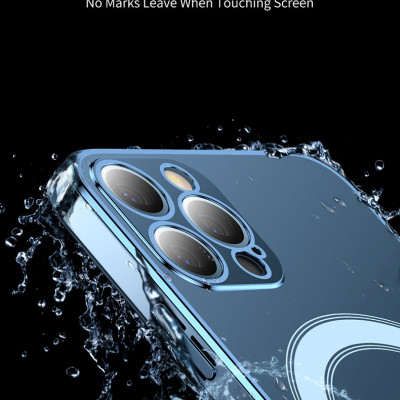 Ốp Lưng Mag safe Trong Suốt MIPOW TEMPERED GLASS Dành Cho iPhone 13 Mini, Iphone 13/ 13 Pro, 13 Pro Max - Hàng Chính Hãng