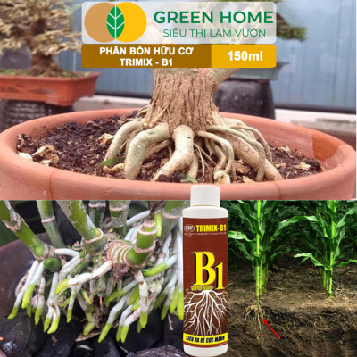Phân Bón Lá TRIMIX - B1 Greenhome, Điền Trang, Chai 150ml, Kích Rễ, Tạo Mầm, Phục Hồi Rễ Yếu, Lá Dày