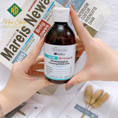 Sữa Rửa Mặt giảm mụn Bielenda Dr.Medica 250ml