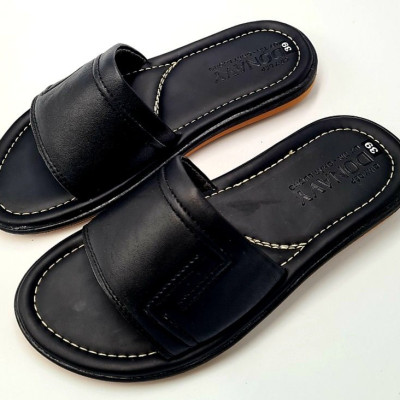 DÉP QUAI NGANG NAM DA BÒ DONAVY CAO CẤP KIỂU 2 CHỮ L THỜI TRANG DQN2L