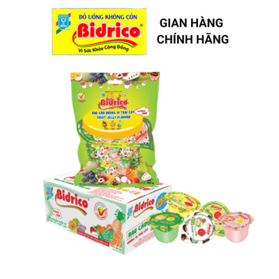 Rau Câu Hương Vị Trái Cây Bidrico ( Thùng 8 túi 960g )
