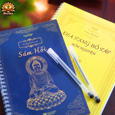 COMBO 2 Sách Chép Kinh - Kinh Địa Tạng, Sám Hối - PAI BOOKS.