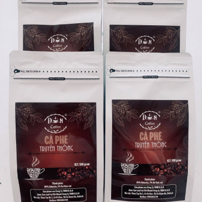 CÀ PHÊ RANG XAY D.O.N COFFEE TRUYỀN THỐNG  500gram (Bột)