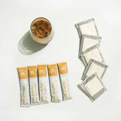 Cà phê phin giấy Goce - Cafe nam có gói sữa - Gentlemen Coffee With Milk - 160g