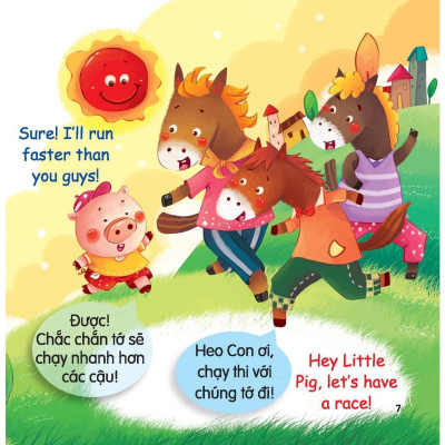 Sách - Rèn Luyện Kỹ Năng Giao Tiếp Bằng Tranh Cho Bé - Lời Động Viên - Song Ngữ Anh Việt - Minh Thắng