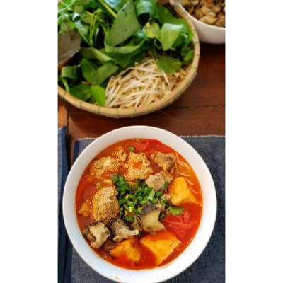 1 lốc 16 gói Gia vị bún riêu - Gia vị bún riêu nêm sẵn - Cốt bún riêu TITOM 55g