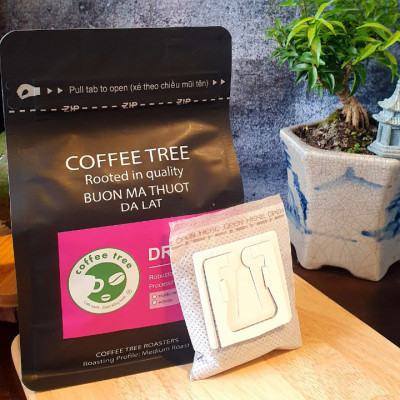 Cà phê phin túi lọc nguyên chất 100% gu truyền thống Coffee Tree
