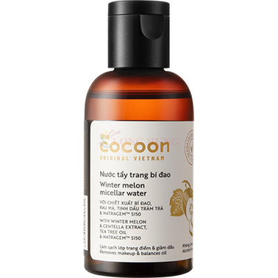 Nước tẩy trang bí đao Cocoon làm sạch và giảm dầu (50ml/140ml/500ml) - Hàng chính hãng