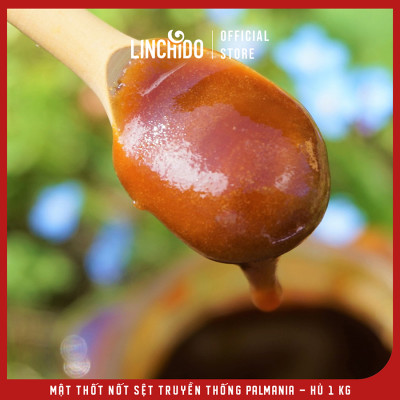 PALMANIA Mật thốt nốt sệt truyền thống 1kg net | 1 sao Great Taste Awards 2021 | Nguyên Chất, Tự Nhiên & Vì Sức Khỏe | Đặc sản An Giang | Hũ nhựa PET