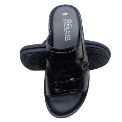 Dép Nam Quai Ngang Da Bò Thật TiTi ĐÔ Cao Cấp DN254