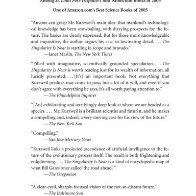 The Singularity Is Near