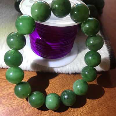 VÒNG NGỌC PHẬT ĐẸP 12ly NAM NỮ MỆNH MỘC HOẢ ĐÁ TỰ NHIÊN