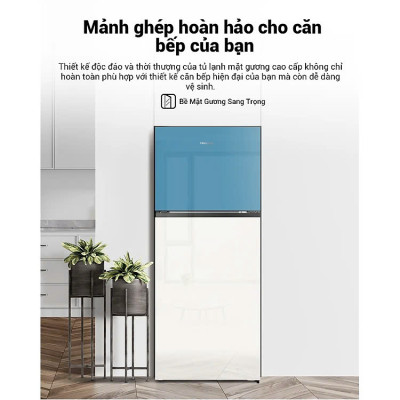 Tủ Lạnh Hisense Inverter Pro 424L RT549N4EW-MBU Tiết Kiệm Điện Năng, Diệt Khuẩn Khử Mùi, Bảo Hành 3 Năm - Hàng Chính Hãng