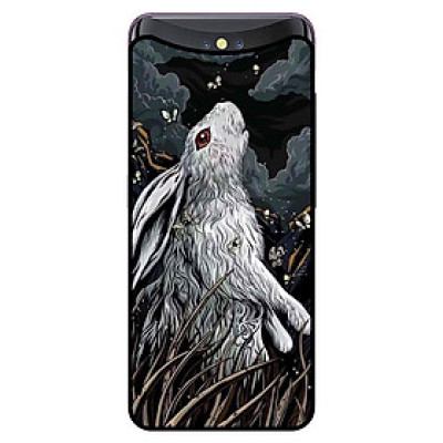 Ốp in cho Oppo Find X Thỏ Trắng - Hàng chính hãng