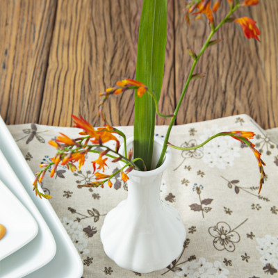 Lọ hoa củ tỏi sứ Long Phương AA7104 dung tích 500ml