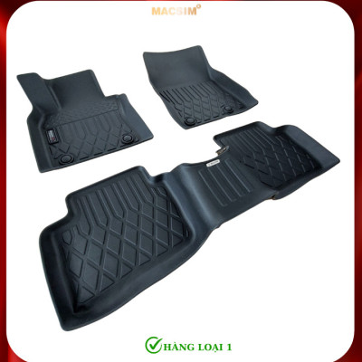 Thảm lót sàn xe ô tô Mazda 3 2020+ (sd) Nhãn hiệu Macsim chất liệu nhựa TPE cao cấp màu đen