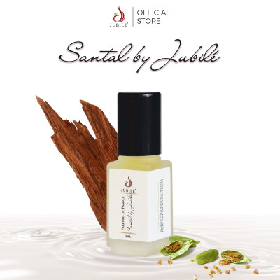 Santal by Jubilé - Tinh dầu nước hoa Pháp Nam Minisize Dạng lăn 3ml Thơm Lâu, Sang Trọng, Quyến Rũ