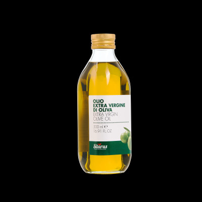 Dầu Olive Nguyên Chất 500ml (Extra Virgin Olive Oil) dùng cho bé ăn dặm, người ăn eat clean - thương hiệu Silarus nhập khẩu từ Ý