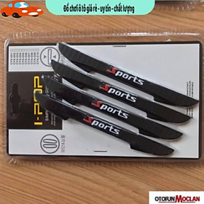 Bộ 4 miếng cao su dán cửa chống va đập ô tô - sport 