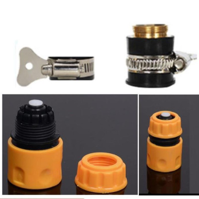  Bộ dây vòi xịt nước rửa xe, tưới cây . tăng áp 3 lần,loại 3m, 5m 206701-1 đầu đồng,cút nhựa,nối đồng+ tặng đai