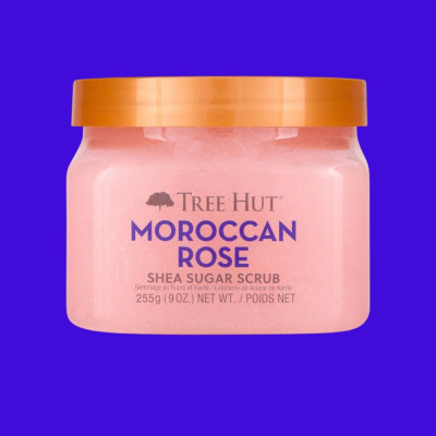 Tẩy Tế Bào Chết Cơ Thể Tree Hut Shea Sugar Scrub Moroccan Rose Tăng Đàn Hồi Và Giảm Kích Ứng Da 255g