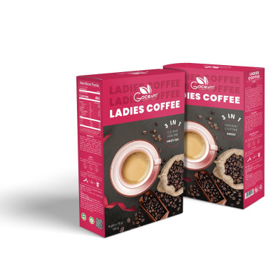 Ladies Coffee Goce - Cafe Nữ hòa tan 3 trong 1 - 144g (8 gói x 18g)