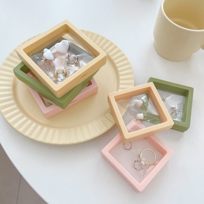 Hộp đựng trang sức màng PE trong suốt - hộp đựng trang sức mini trưng bày nữ trang