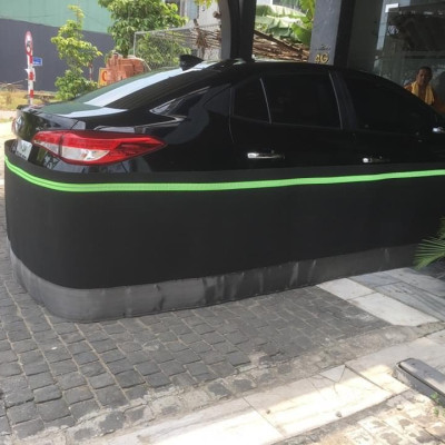 Quây chống chuột cho các loại ô tô xe hơi 4 chỗ -5- 7 chỗ có luới inox chống cắn +Khóa+Cáp+Bao tay